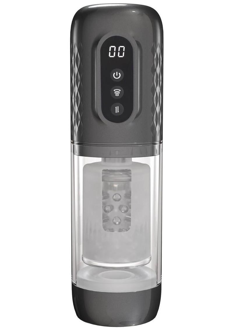 Pumped Vortex Multi Function Suction Rotating Thrusting Masturbator (In Stock Aug 7th)
