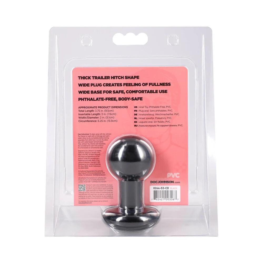 Doc Johnson The Classic Round Butt Plug (Choose Size)