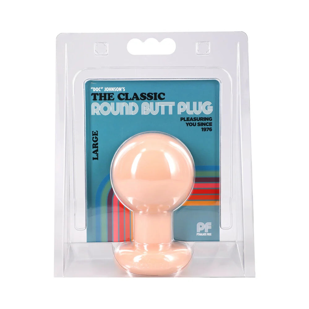 Doc Johnson The Classic Round Butt Plug (Choose Size)
