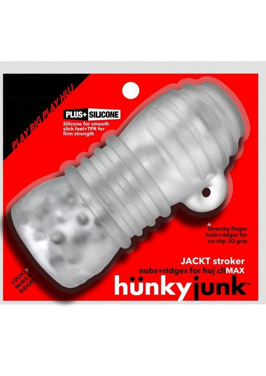 Hunkyjunk Jackt Textured Stroker- Clear Ice