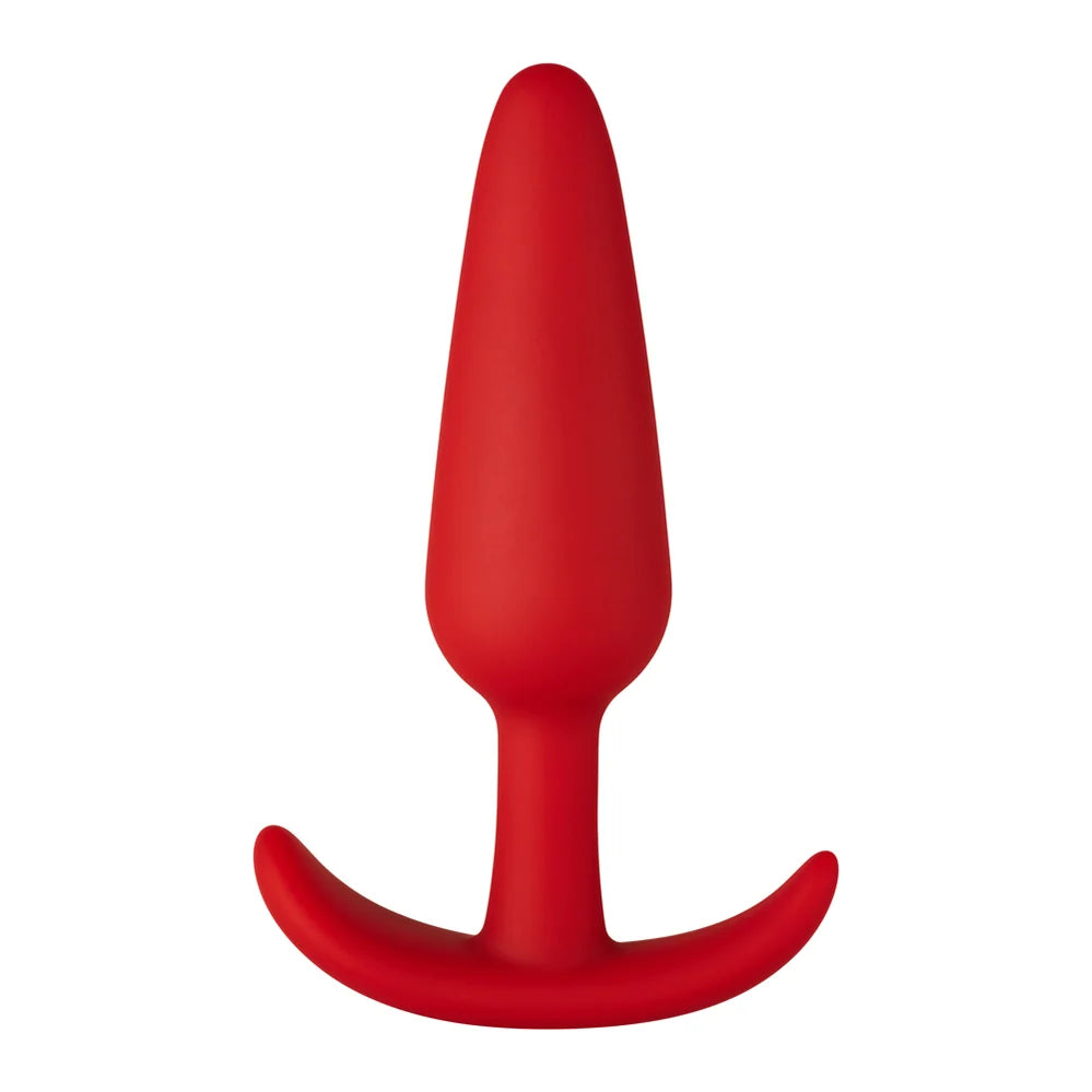 Forto F-31 Silicone Anal Plug Large Red