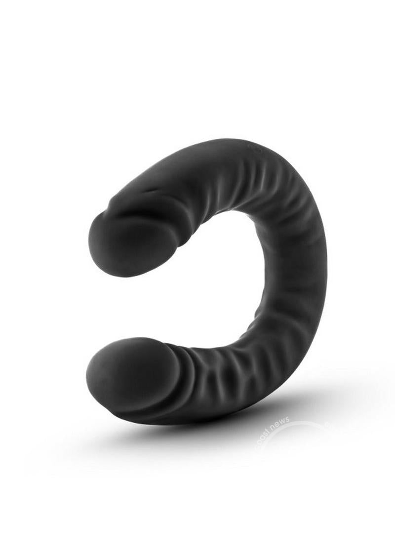 Ruse Silicone Double Headed Dildo 18in- Black