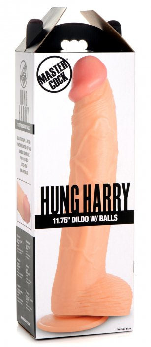 Hung Harry 11.75 Inch Dildo with Balls