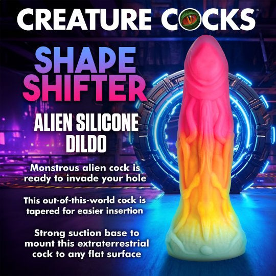 Creature Cocks Shape Shifter Alien Silicone Dildo