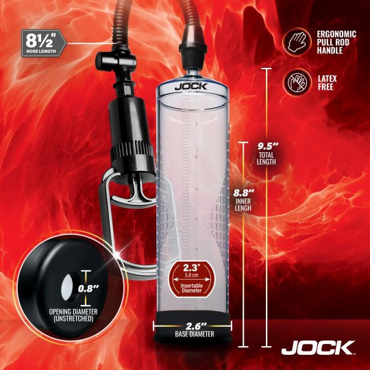 Jock Amp Up Penis Pump with Pull Handle (In Stock Aug 19th)