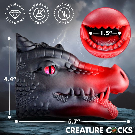 Creature Cocks Drago Silicone Masturbator (In stock Aug 20th)
