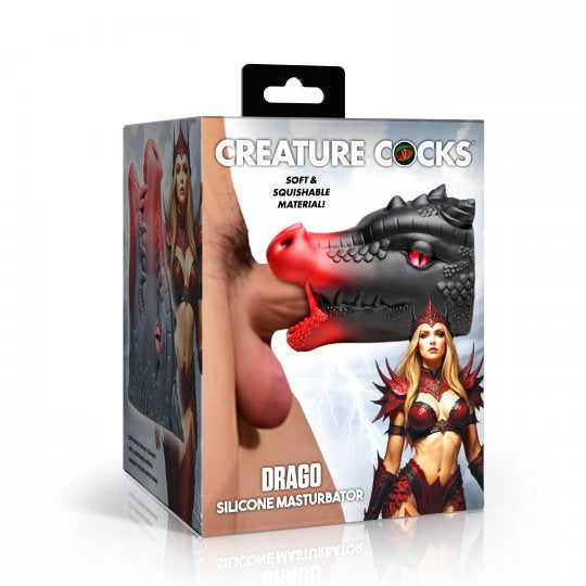 Creature Cocks Drago Silicone Masturbator (In stock Aug 20th)