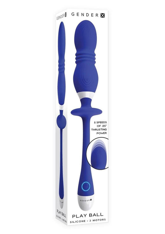 Gender X Play Ball Rechargeable Silicone Thrusting Probe (In Stock Aug 20th)