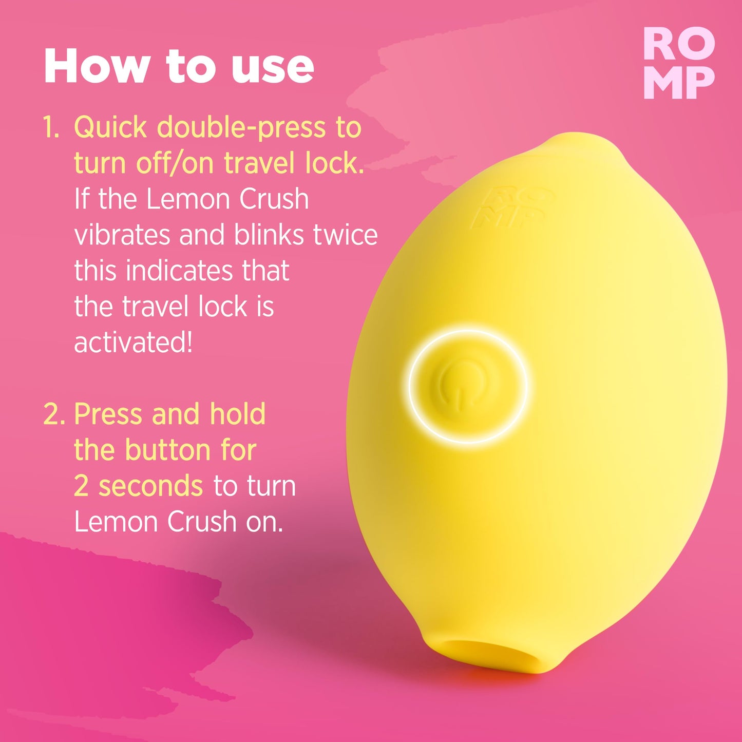 Romp Lemon Clitoral Stimulator (In Stock Aug 21st)