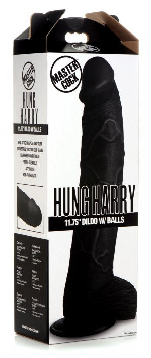 Hung Harry 11.75 Inch Dildo with Balls