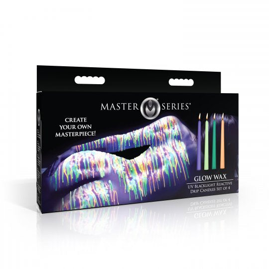 Glow Wax UV Blacklight Reactive Candles (Choose Candle)