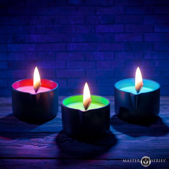 Glow Wax UV Blacklight Reactive Candles (Choose Candle)