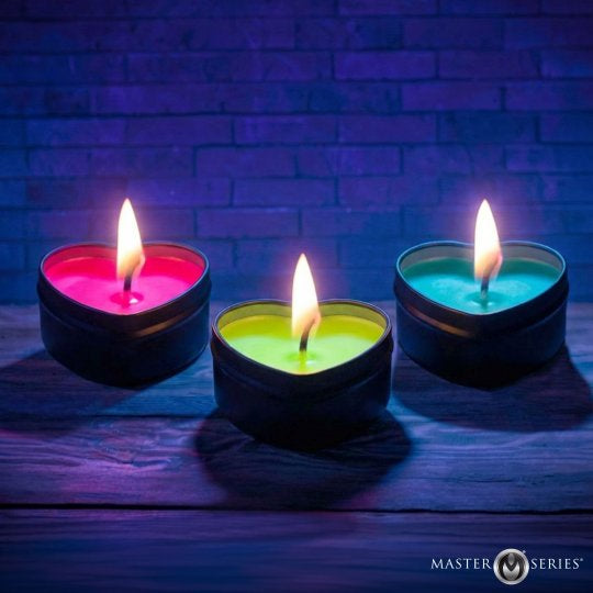 Glow Wax UV Blacklight Reactive Candles (Choose Candle)