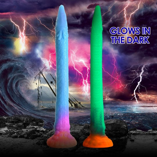 Creature Cocks Makara Glow-in-the Dark Silicone Snake Dildo