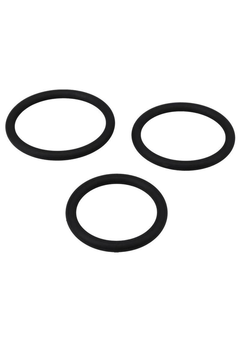 Titan men Slim Silicone Cock Ring Set (3 Piece) In Stock Aug 26