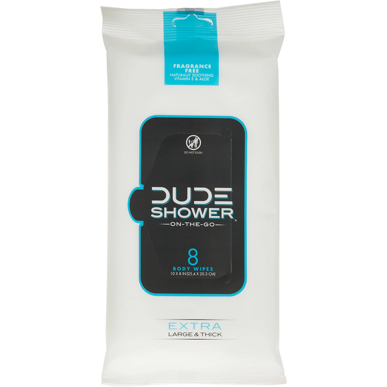 Dude Shower Body Wipes 8 Pack