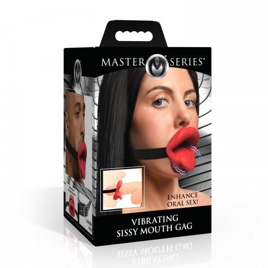 Master Series Vibrating Sissy Mouth Gag