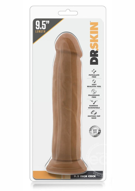 Dr. Skin Silver Collection Dildo 9.5” (Choose Color)