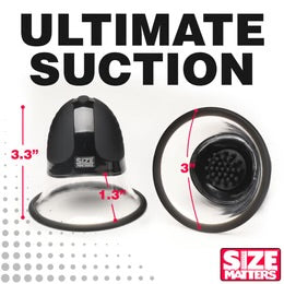 Size Matters 10X Rotating Nipple Suckers with 4 Attachments