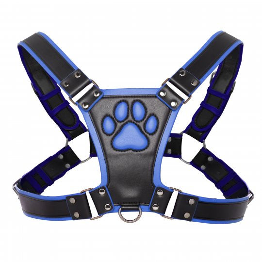 Master Series Alpha Pup Bulldog Harness-Blue (In Stock Sept 4th)