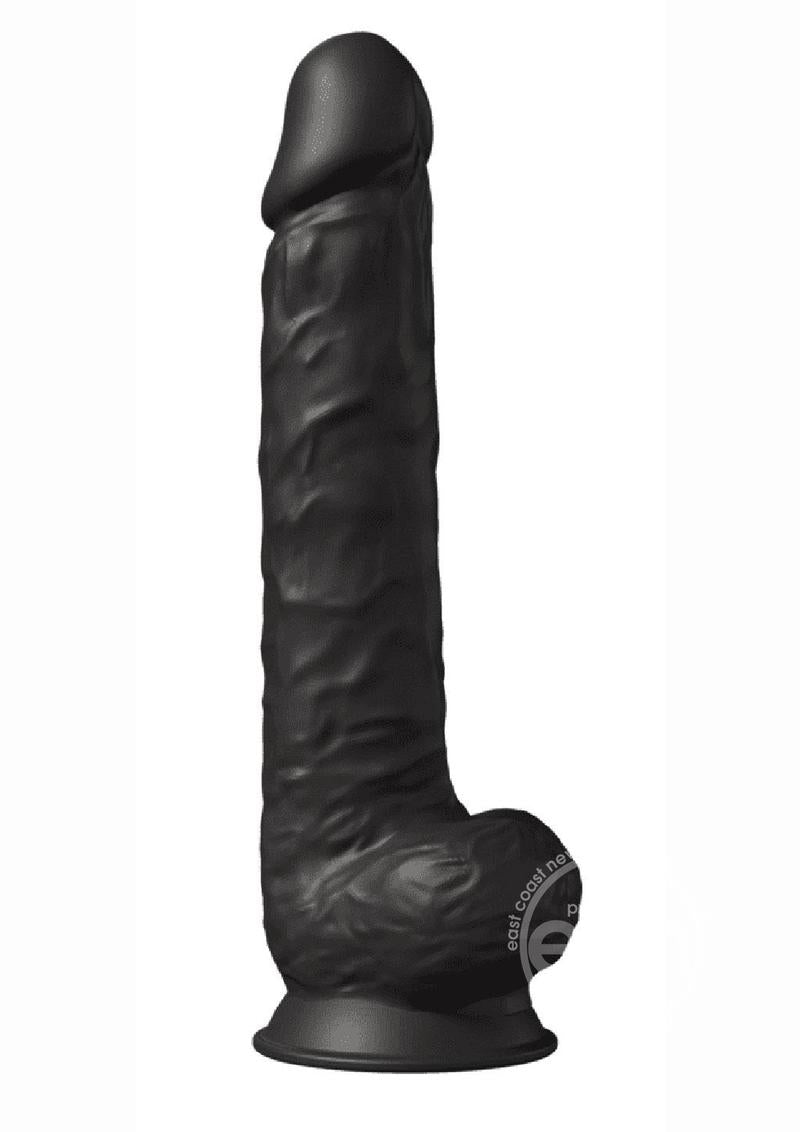 SilexD Silicone Realistic Dual Dense Dildo 15in-Black