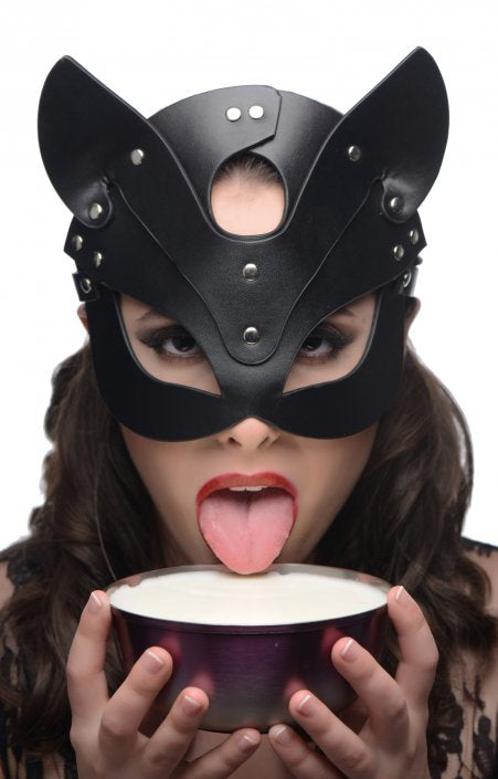 Master Series Naughty Kitty Mask- Black