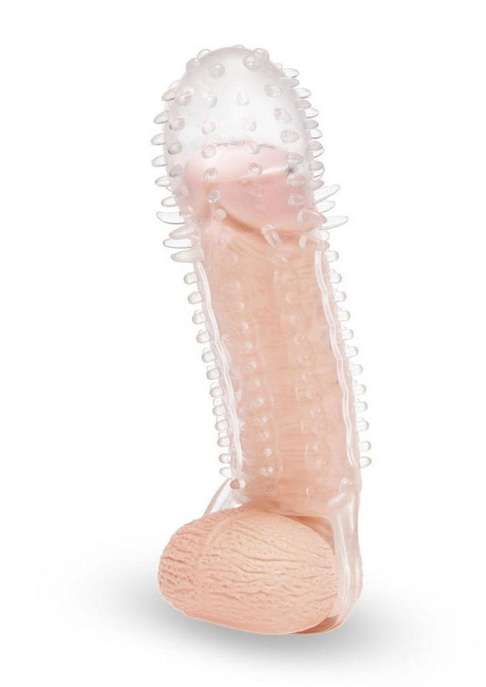 Size Up Textured Clear View Penis Extender with Ball Loop 1.5” (In Stock Sept 15th)