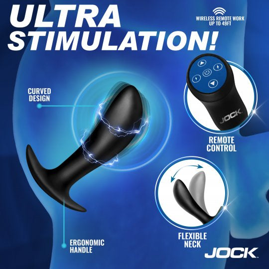 Jock Spark E-Stim Slim Prostate Plug (In Stock Sept 17th)
