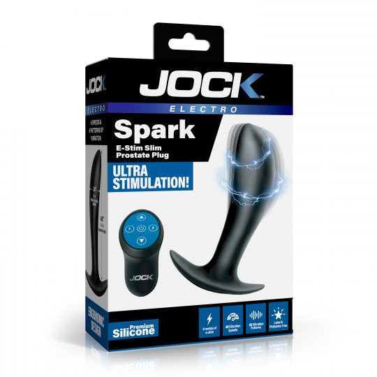 Jock Spark E-Stim Slim Prostate Plug (In Stock Sept 17th)