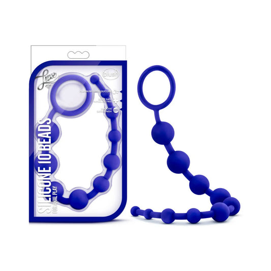 Luxe Silicone 10 Beads for Anal Play (In Stock Sept 18th)