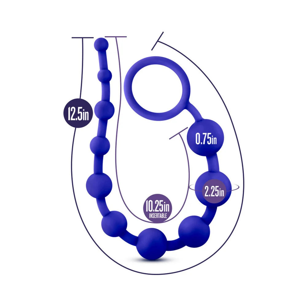Luxe Silicone 10 Beads for Anal Play (In Stock Sept 18th)