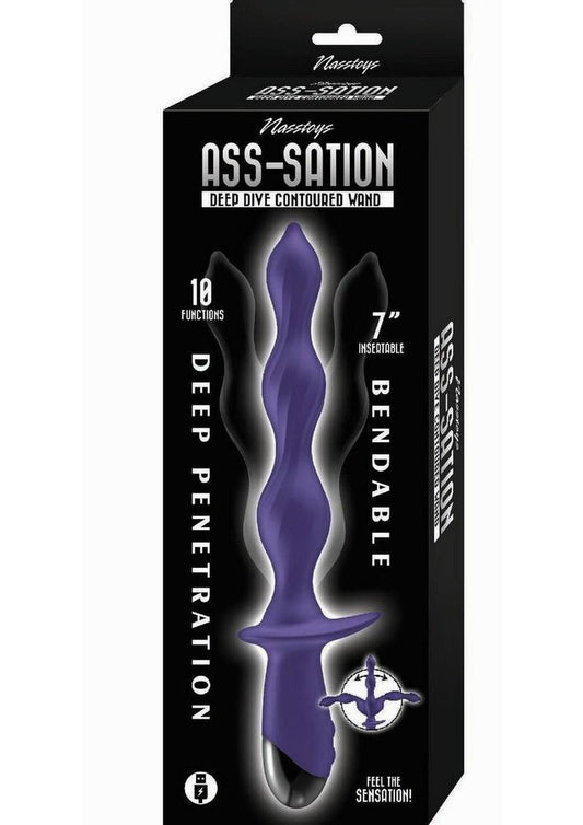 Masstoys Ass-Sation Deep Dive Contoured Wand Anal Probe (In Stock Sept 21st)