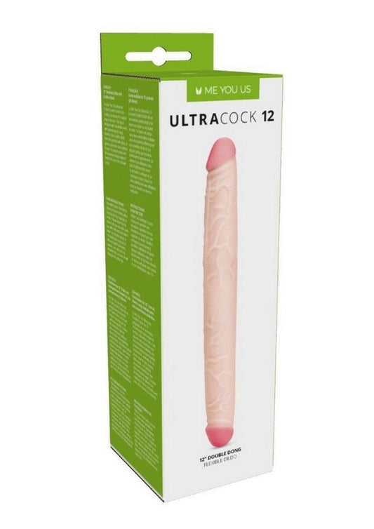 ME YOU US Ultracock 1in Flexible Double Dildo