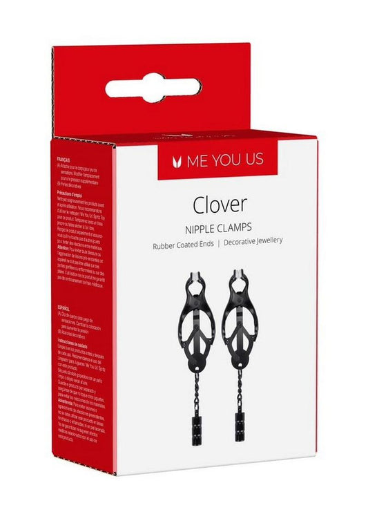 ME YOU US Clover Nipple Clamp- Black