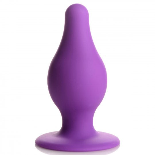 Squeezable Tapered Anal Plug (Choose size and color)