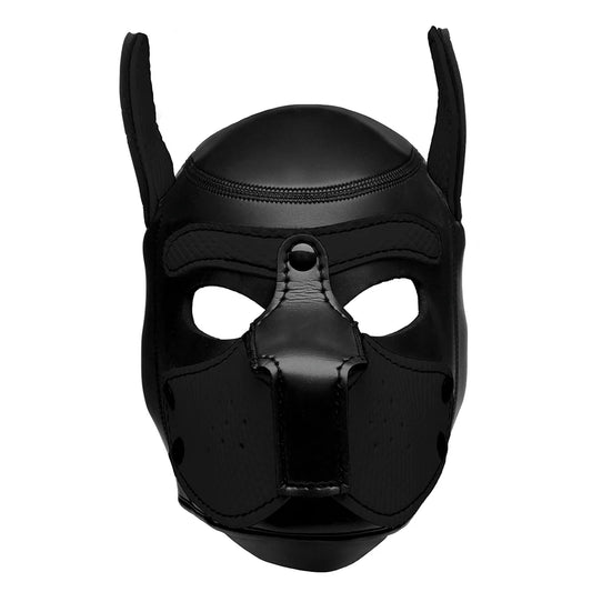 Master Series Spike Neoprene Puppy Hood Black (In Stock Oct 4th)
