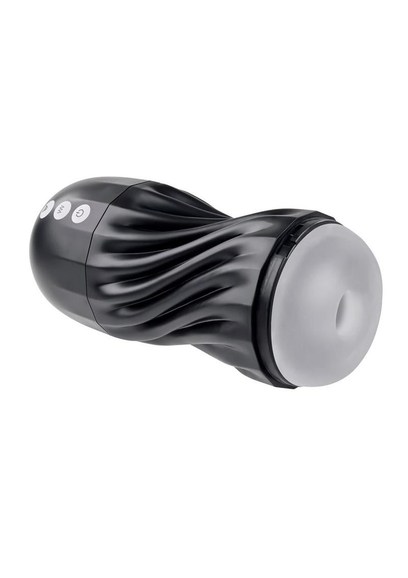 Playboy Solo Rechargeable Textured Stroker- Black