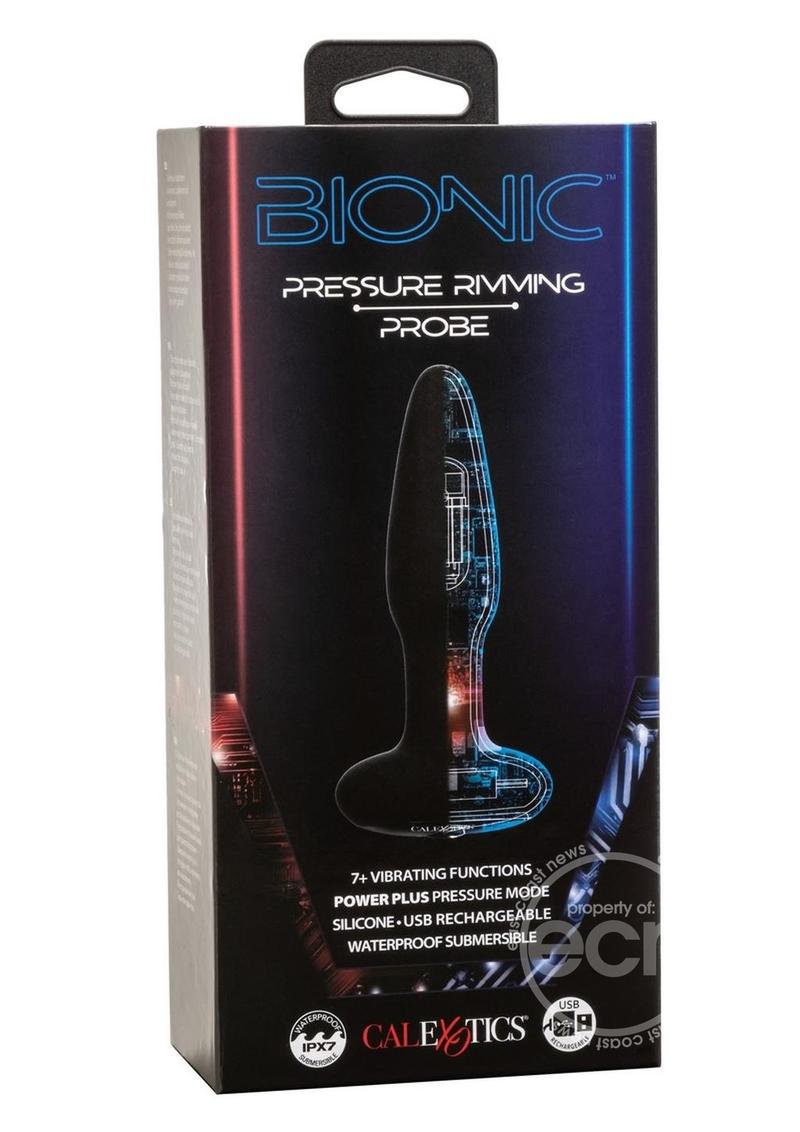 Bionic Pressure Rimming Probe Rechargeable Silicone Anal Stimulator