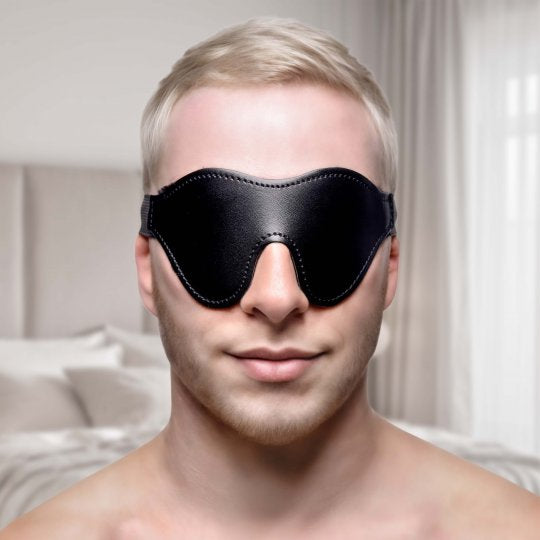 Strict Black Fleece Lined Blindfold (In Stock Oct 15th)
