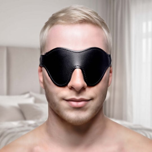 Strict Black Fleece Lined Blindfold (In Stock Oct 15th)