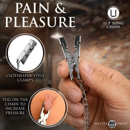 Master Series Naughty Pleasure Nipple Clamps