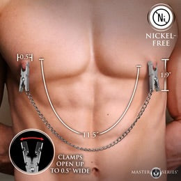 Master Series Naughty Pleasure Nipple Clamps