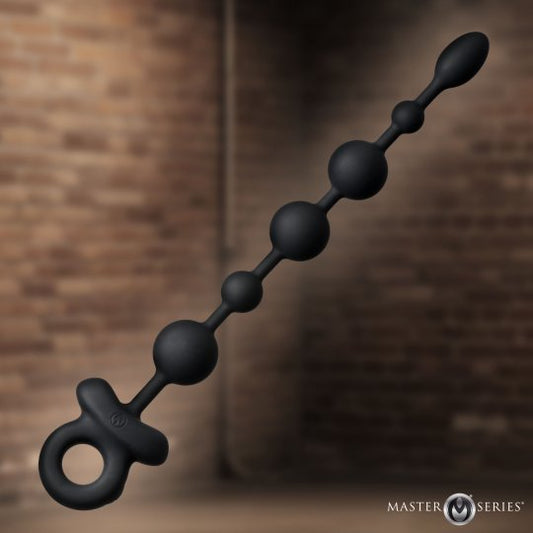 Master Series Balls Deep Vibrating Silicone Anal Beads (In Stock Oct 29th)