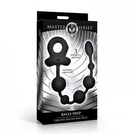 Master Series Balls Deep Vibrating Silicone Anal Beads (In Stock Oct 29th)