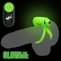 Bang Glow-in-the-Dark Silicone Vibrating Cock Ring