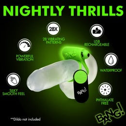 Bang Glow-in-the-Dark Silicone Vibrating Cock Ring