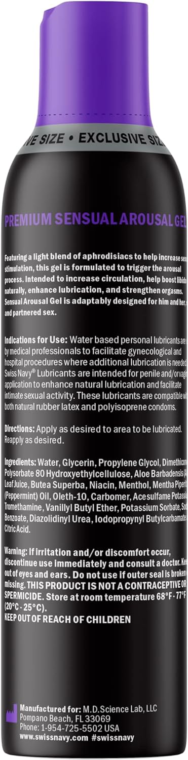 Swiss Navy Sensual Arousal Gel Large 6oz