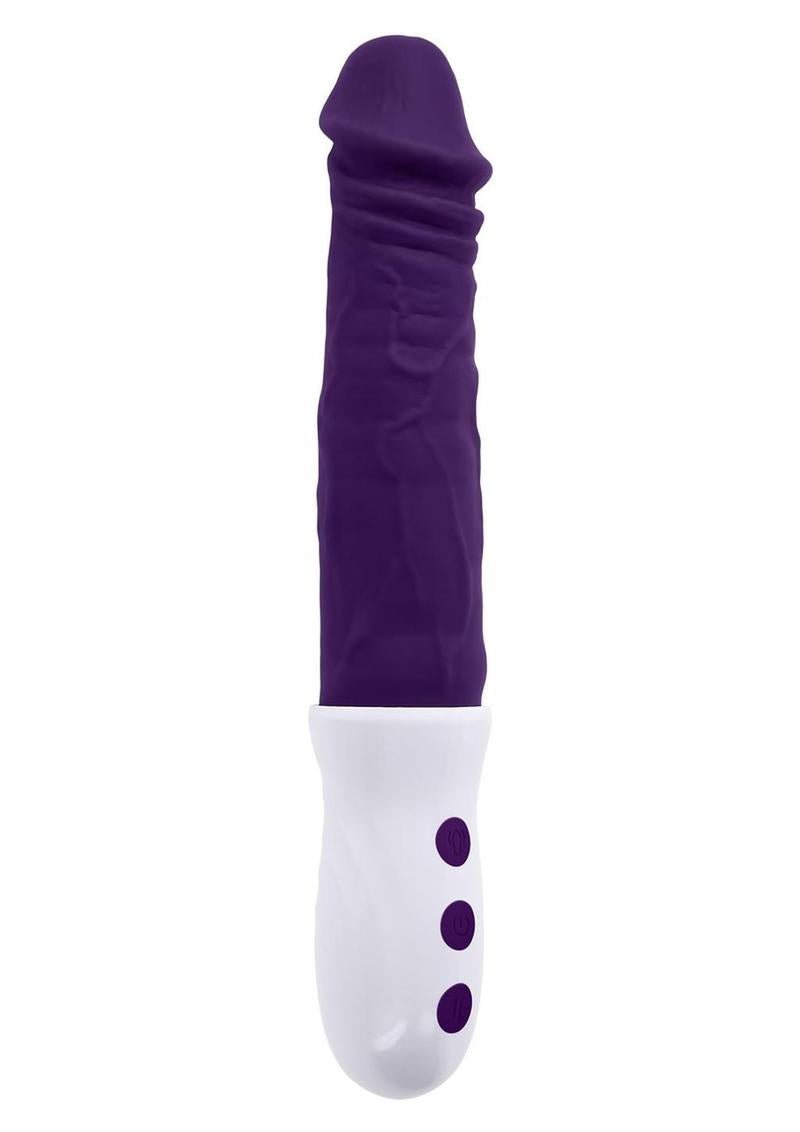 Evolved Silicone Plum Thrust Dildo