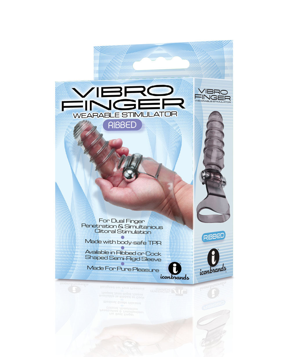 Vibro Finger Wearable Stimulator-Grey