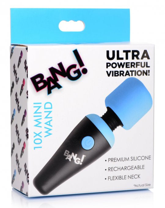 Bang 10X Ultra Powerful Silicone Mini Wand (Choose Color)